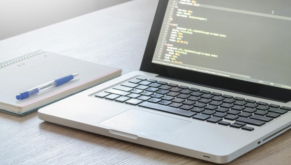 turned on laptop computer